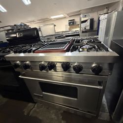 36” Viking Dual Fuel Range Stainless Steel 