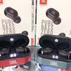 JBL WIRELESS EARBUDS PURE BASS ZERO CABLE TUNE Z3 TWS