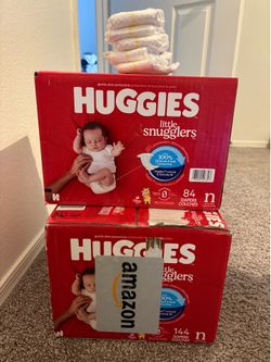 Huggies little snuggers size n