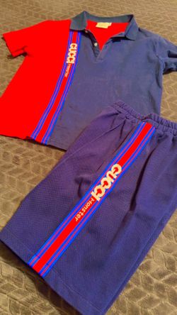 Authentic Boys Gucci Short Set 