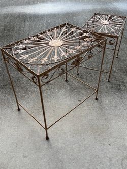 Metal tables