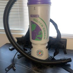 10 qt proteam super coach backpack vacuum all new parts put in. 