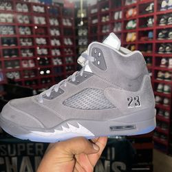 Jordan 5 Wolf Grey size 10