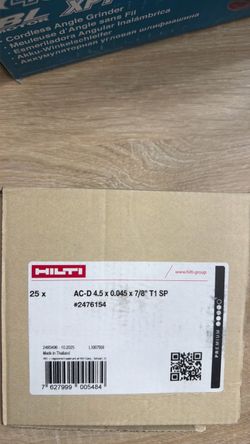 Hilti Cutting disc AC-D 4.5x0.045x7/8" SP