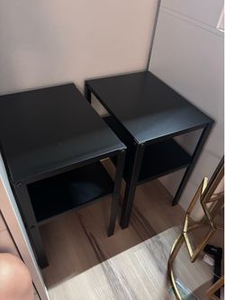 IKEA Knarrevik Nightstand in black