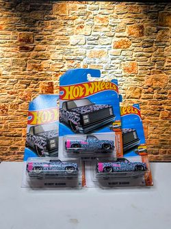 2026 Hot wheels Mainline # '83 Chevy Silverado Black Widow Carded $10 Each