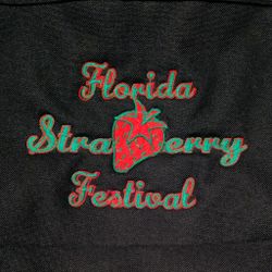 Florida Strawberry Festival Small Tote Bag 12.5" Length 9" Height 10" Strap