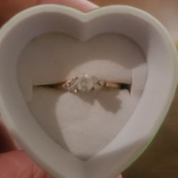 14k Diamond  Engagement  Ring