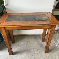 Rectangle End Table  28x14x24 High