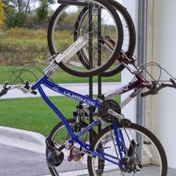 Vertical Bike Stand Rack .            Mountain Bike, Specialize, Trek, E-Bike, Lakers, Dodgers, BMX, Jordan, Shoes, 