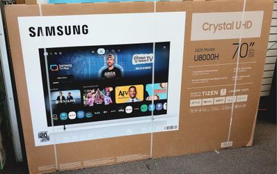 Samsung Smart TV 70" Inch Crystal UHD For Finance Option With $50 DOWN and Take Home