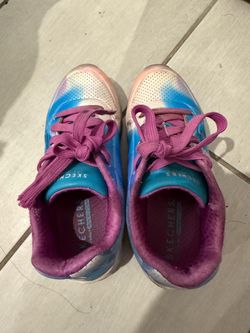Skechers Girls Sneakers Multicolor Lace-Up