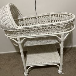 Pottery barn Wicker Bassinet