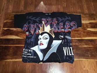 Civil Regime x Disney Villains "The Evil Queen" Vintage Wash Tee. Size L