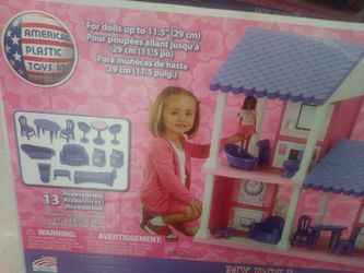 Cozy Cottage Dollhouse New in box w accessories