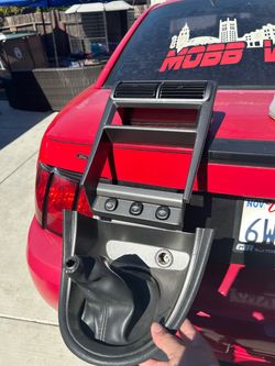 Mach 1 mustang stereo trim & shifter boot trim