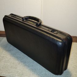 Vintage MAH-JONGG Foam Padding Hard Shell 20"×9"×5" Carrying Case