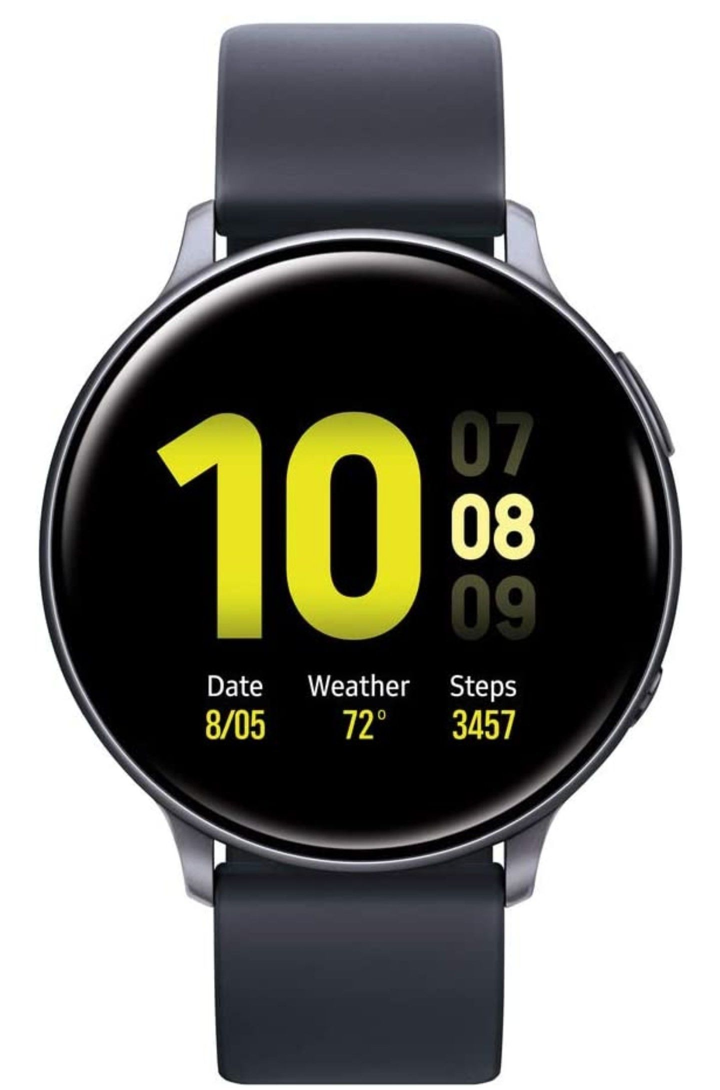 Samsung Galaxy Watch Active 2 (44mm, GPS, Bluetooth), Aqua Black (US Version)