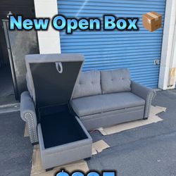 Dark Gray Sofa Bed Pull Out Bed Couch 🛋️ New Open Box 📦 