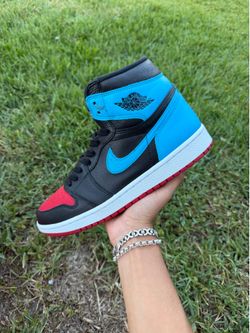 Jordan 1 High W “UNC To CHI” Size 8.5 Men/10W