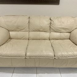 Leather Sofa 