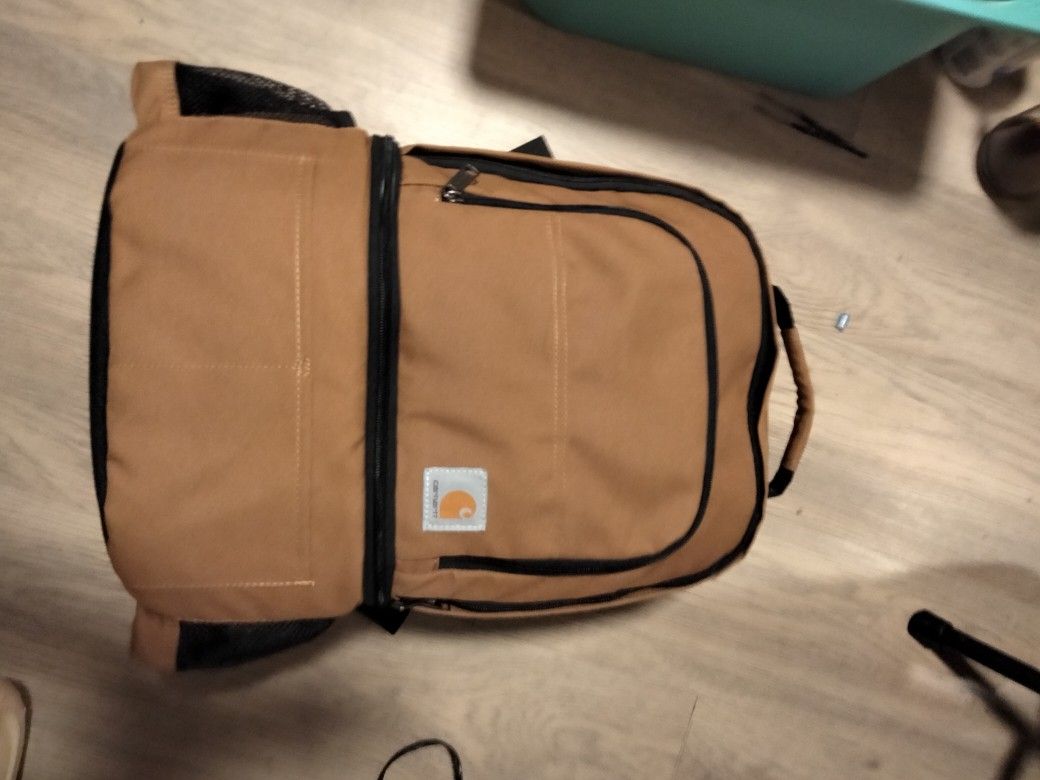 CARHARTT 24-CAN INSULATED COOLER/BACKPACK COMBO, NEW NEVER USED, NEED GONE ASAP!!! GREAT SUMMER RIVER/SWIMMING TRIP PACK!!!