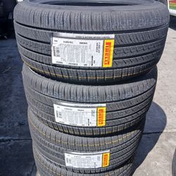 Tesla Tires New 235 45R18 Pirelli Pzero A S $500 Set Of Four Install Mount And Balance 