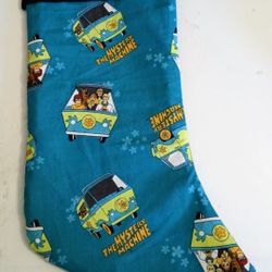 Scooby-Doo, Mystery machine Christmas Stocking, Handmade, Shaggy, Daphne