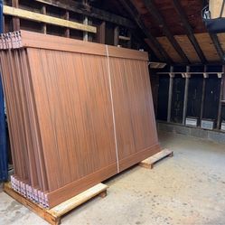 200’ Cedar Look PVC Fencing