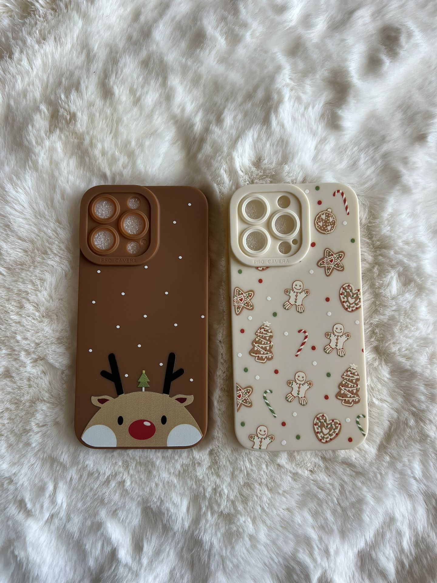 2 Piece Christmas iPhone 13 Pro Phone Cases