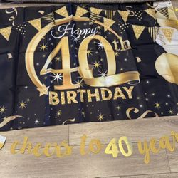 40th Birthday Decorations 