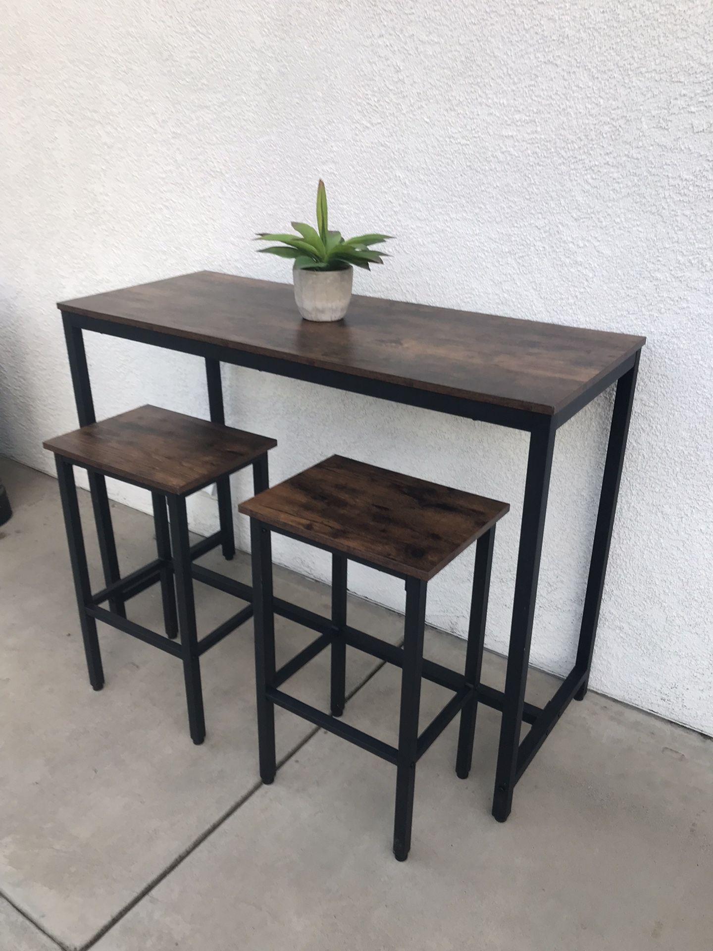 Table And 2 Stools