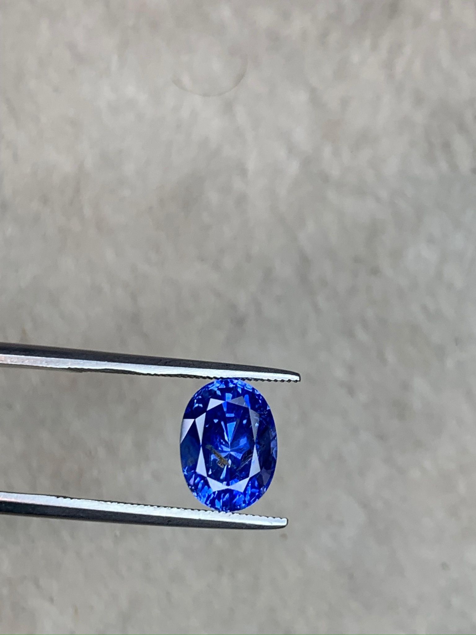 Certified Natural Cornflower Blue Sapphire – 3.37 Carats 