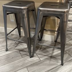 Sam’s Club Metal Stools (quantity 6)