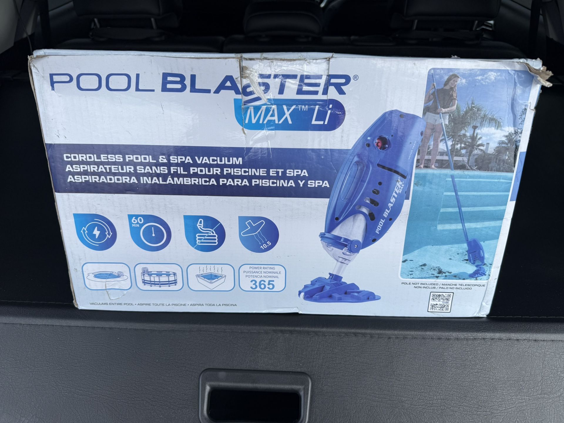 POOL BLASTER MAX Li Cordless Pool & Spa Vacuum | Open Box | Missing Charger | As Is