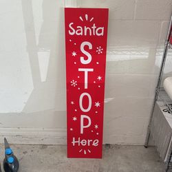 Two Sided Christmas Porch Sign