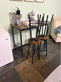 Table and Stools