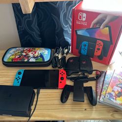 Nintendo And Everything In The Picture No Stick Drift Fun Y Working New 