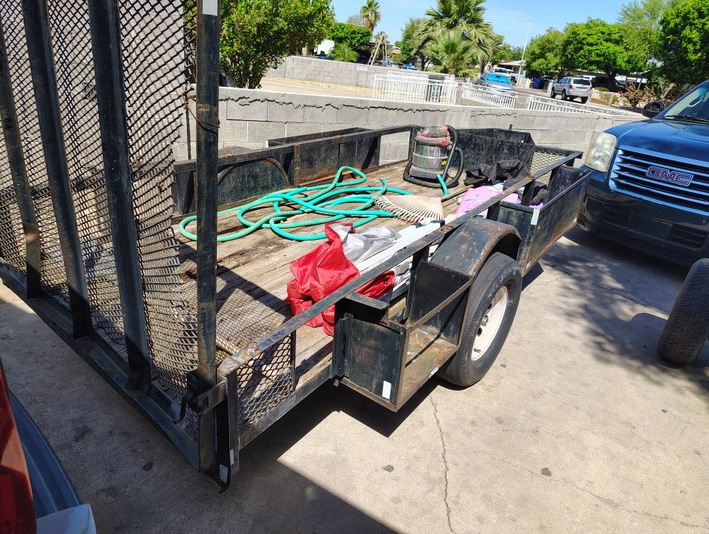 Trailer Landscape Trila Toys Off Road Trash Pickup Haul Fabrication Scrap Metal Yard Work Landscaping