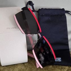 
Prada PR 61XS 03B5S0 red and black and Pink