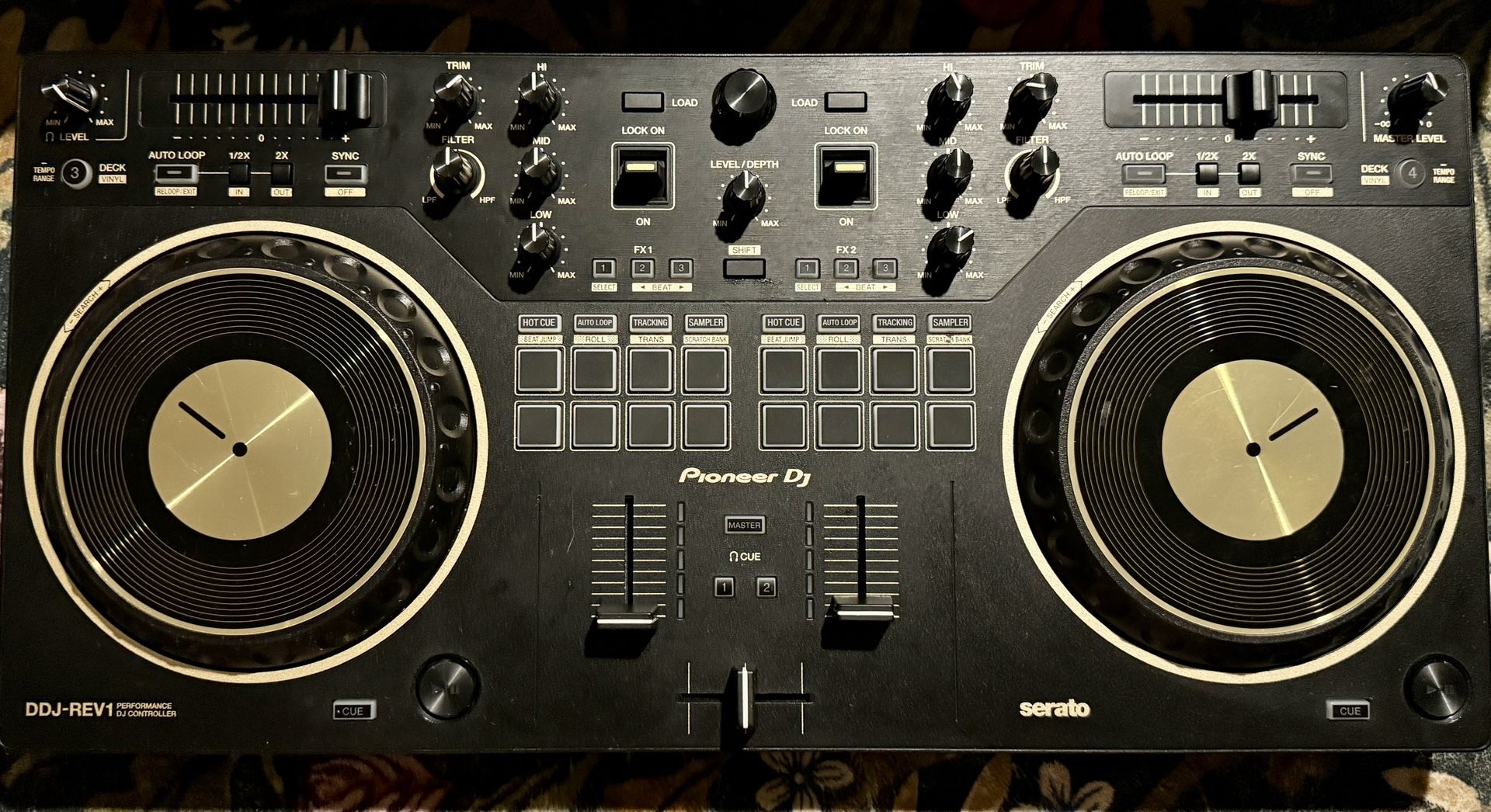 Pioneer DDJ-REV1 GOLD Edition DJ Controller – Serato, Like New, w/ Box