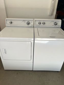 Speed queen washer and gas dryer set