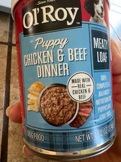 Free Two NEW cans dog food