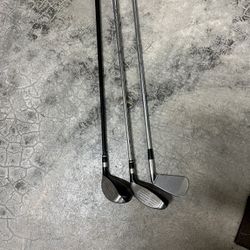 Set 3 Left-Handed Golf Clubs 