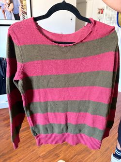 A Nightmare on Elm Street Freddy Krueger Striped Sweater Costume Women’s XS