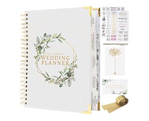 Wedding Planner Book and Organizer - Wedding Planner Book - Bridal Planning Binder with Countdown Calendar - Bride Gifts