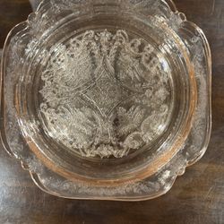 🌸 Vintage Pink Depression Glass – Madrid Pattern by Federal Glass – 8-Piece Lot