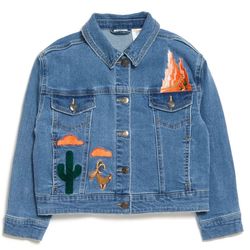 NWT Disney Big Thunder Mountain Denim Jacket For Kids Size: 5/6