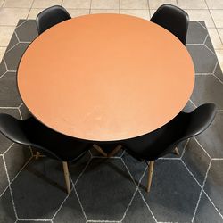 42 Inch Round Dining Table And 4 Chairs