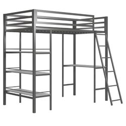 Top Bunk With Desk Space Underneath 